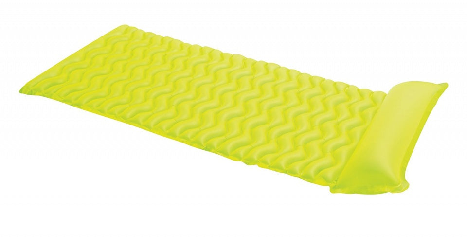 luchtbed Tote-N-Float 229 x 86 cm vinyl geel