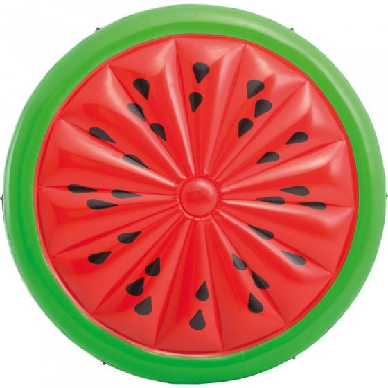 luchtbed Watermeloen 183 cm rood/groen