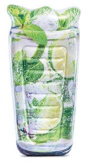 Mojito-luchtbed 178 x 91 cm wit/groen