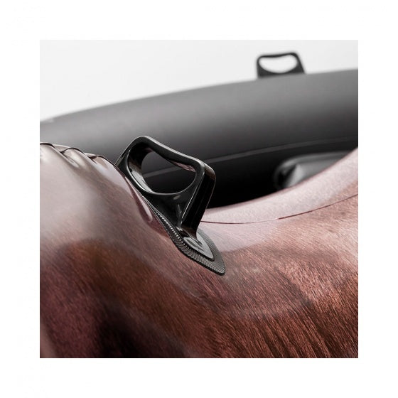 opblaasbare rodeostier 239 x 196 x 81 cm zwart
