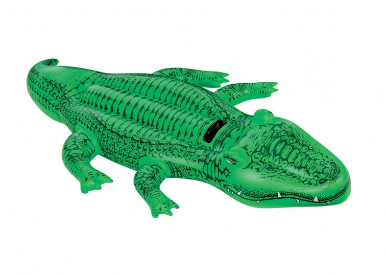 opblaasdier krokodil 168 x 86 cm groen