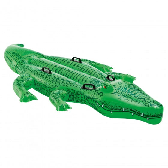 opblaasdier krokodil 203 x 114 cm groen