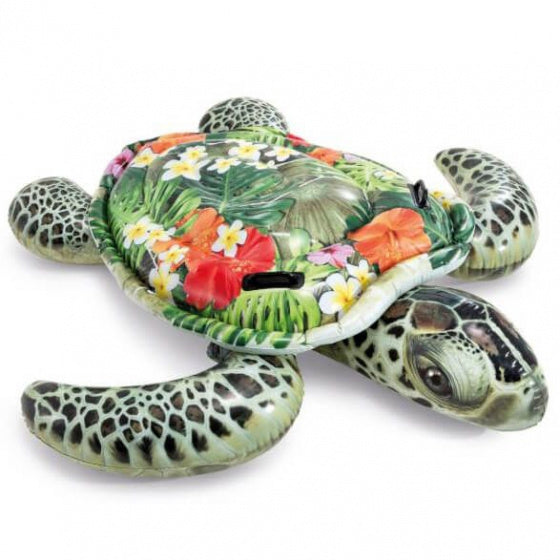 opblaasdier schildpad 191 cm vinyl groen