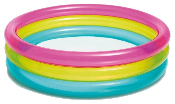 opblaaszwembad regenboog 57104NP 86 x 86 x 25 cm PVC