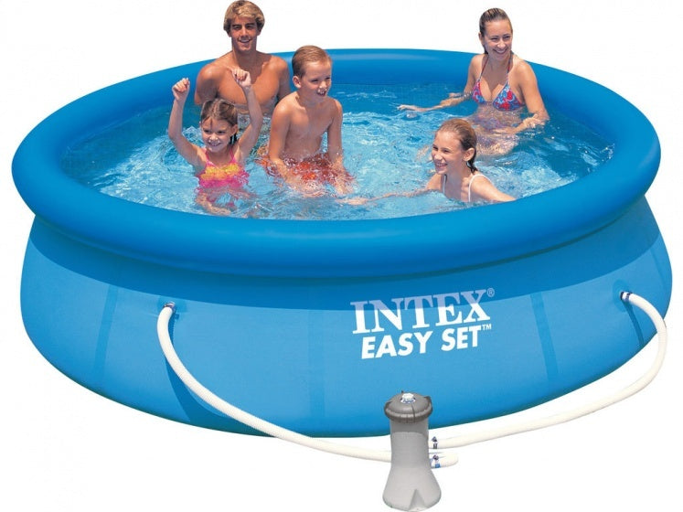 opblaaszwembad met pomp 28122GN Easy 305 x 76 cm blauw