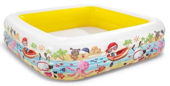 opblaaszwembad met zonnedak 57470NP 157 x 122 cm wit