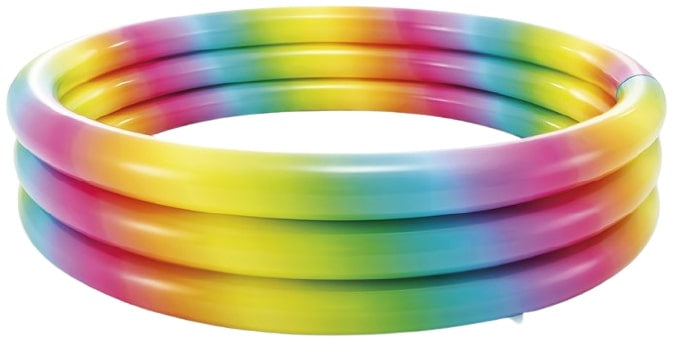 opblaaszwembad regenboog 58449NP junior 168 x 38 cm
