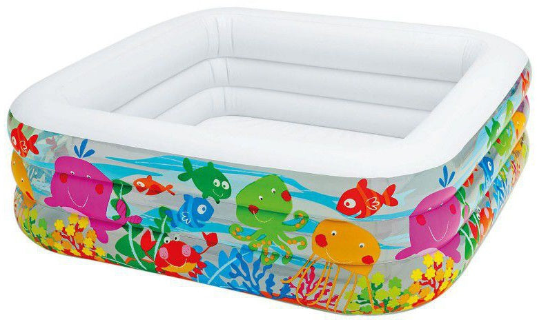opblaaszwembad oceaan 57471NP 159 x 159 x 50 cm wit