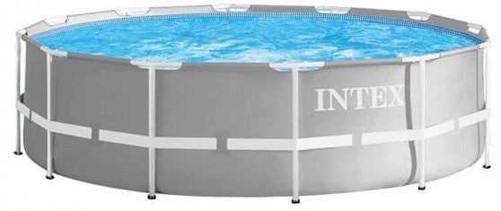 opzetzwembad met pomp 26712GN Prism 366 x 76 cm grijs