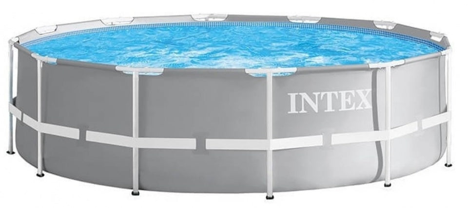 opzetzwembad met pomp 26702GN Prism 305 x 76 cm grijs
