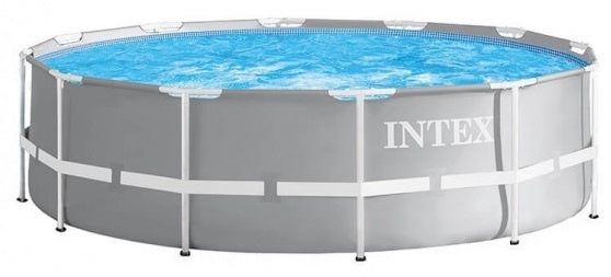 opzetzwembad met pomp 26732GN Prism 549 x 122 cm grijs