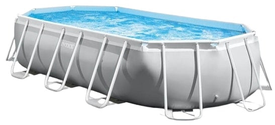 opzetzwembad met pomp 26798GN Prism 610 x 305 cm grijs