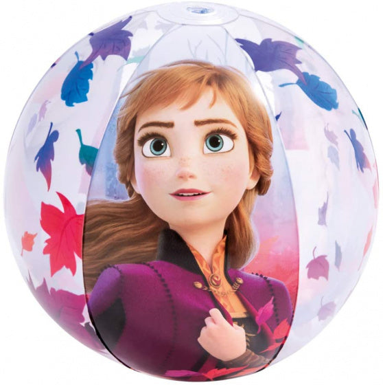 strandbal Frozen 51 cm blauw/wit