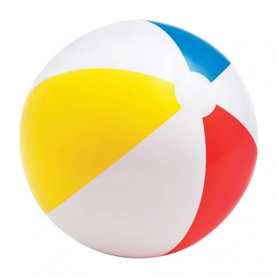 strandbal Glossy 51 cm wit