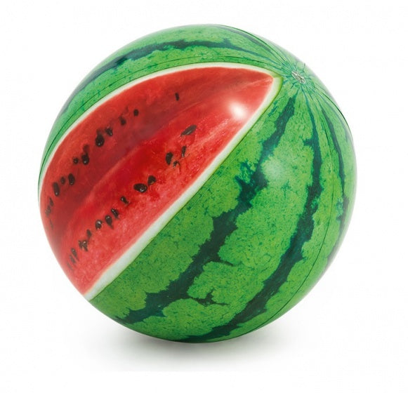 strandbal opblaasbare watermeloen 71 cm groen