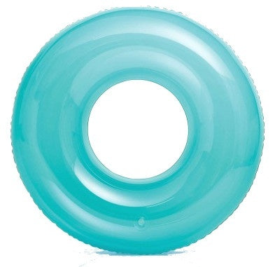 zwemband Transparant 76 cm blauw