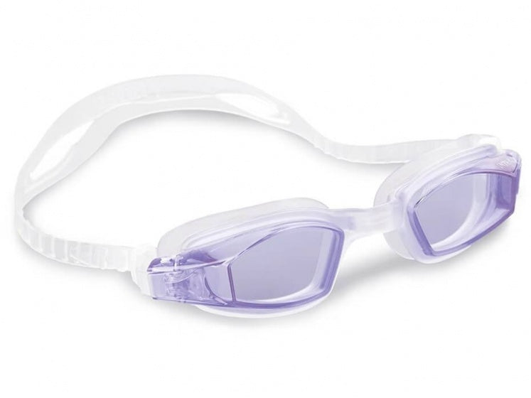 zwembril Freestyle junior 14 x 5 cm polycarbonaat paars