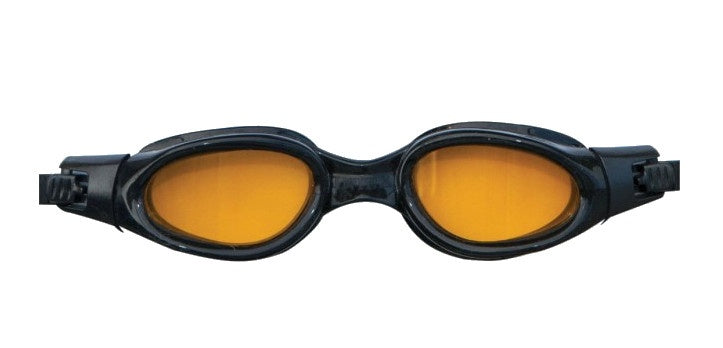 zwembril Pro Master unisex polycarbonaat oranje/zwart