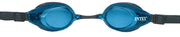 Zwembril Pro Racing siliconen blauw one-size