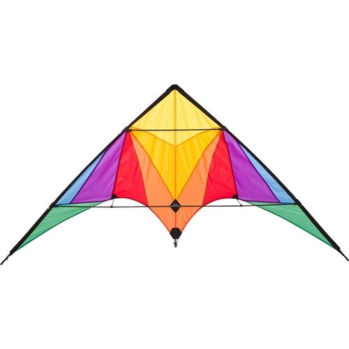 tweelijnsstuntkite Trigger Rainbow 175 cm