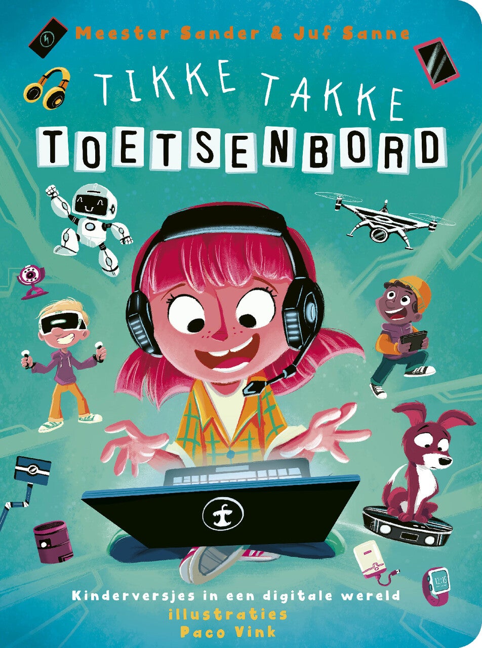 Tikke takke toetsenbord (Kartonboek)