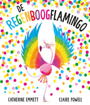 De regenboogflamingo (Hardback)