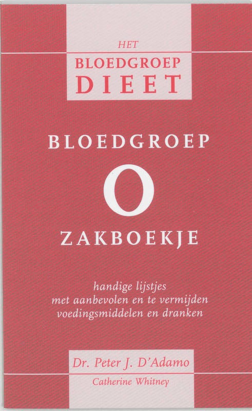Bloedgroep O zakboekje (Paperback)