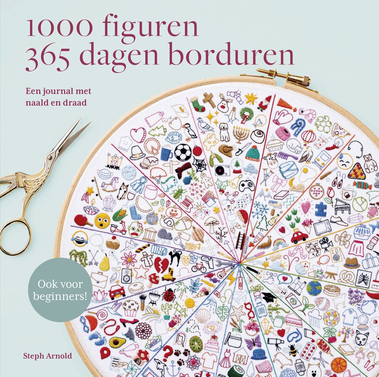 1000 figuren 365 dagen borduren (Paperback)