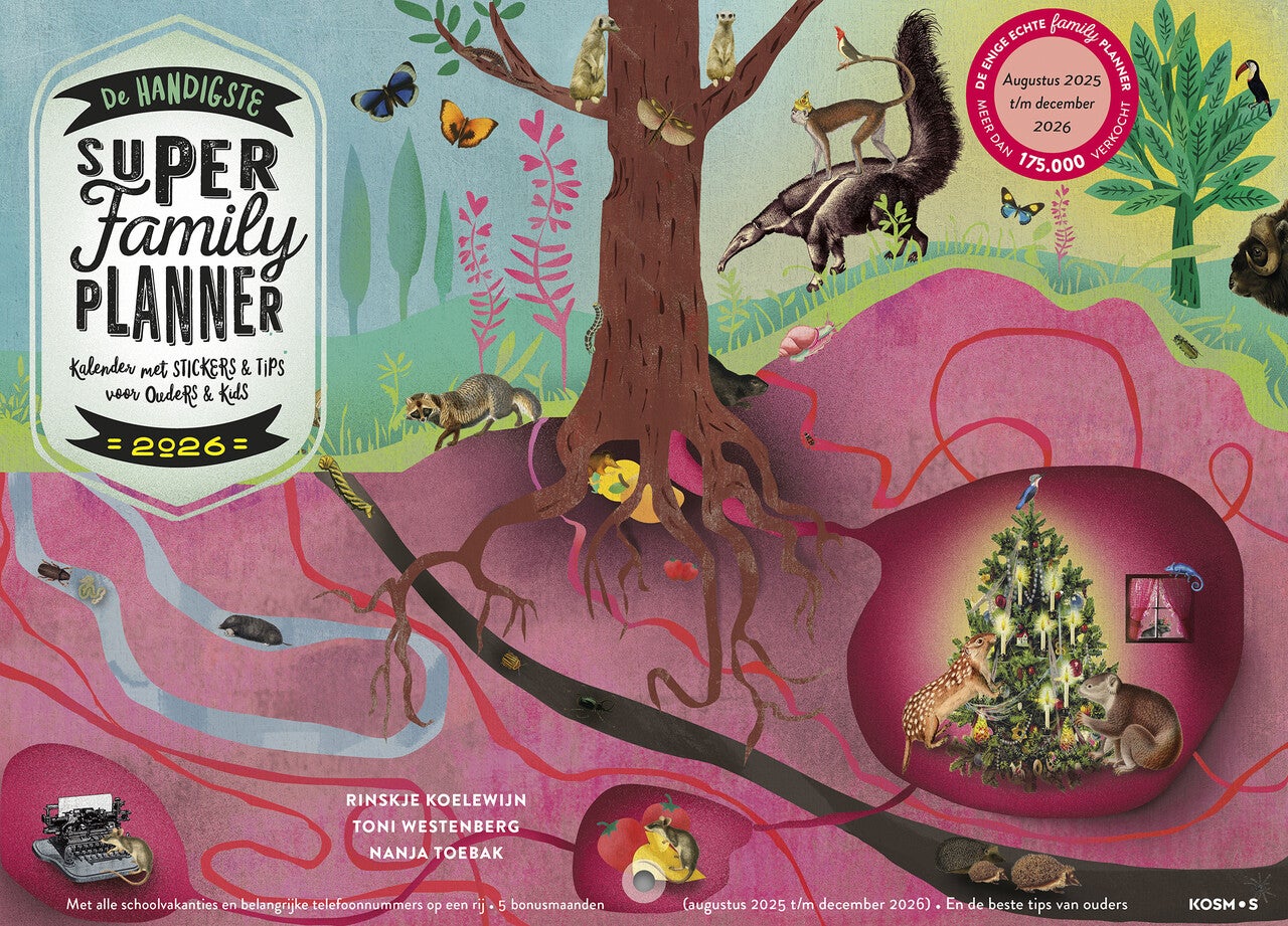 De handigste Super Family Planner 2026 (Kalender)