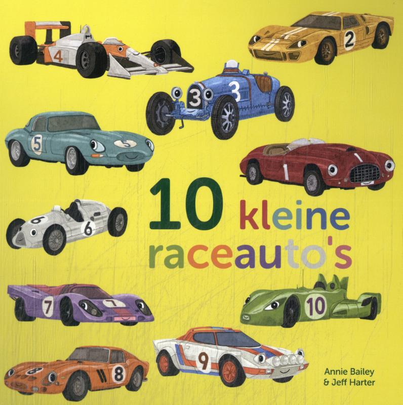Tien kleine raceauto&apos;s (Hardback)