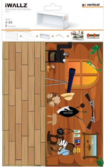 decoratiestickers Safari Cabin 6-delig