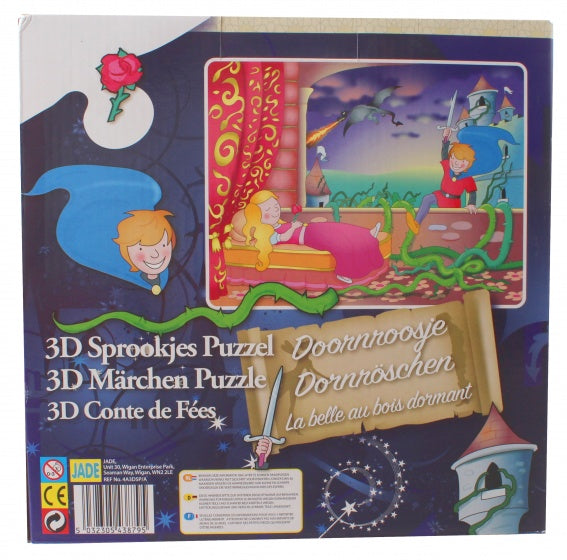 3D-puzzel Doornroosje 28 stukjes