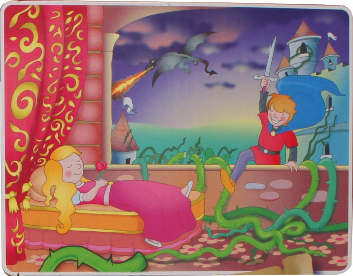 3D-puzzel Doornroosje 28 stukjes