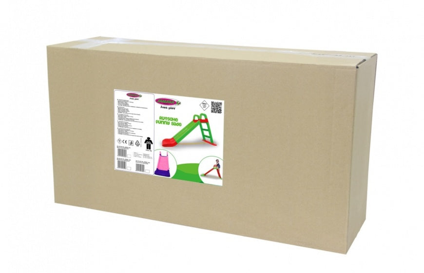 glijbaan 145 x 59 x 79 cm groen/rood
