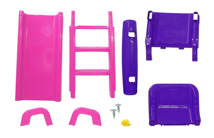 glijbaan 145 x 59 x 79 cm roze