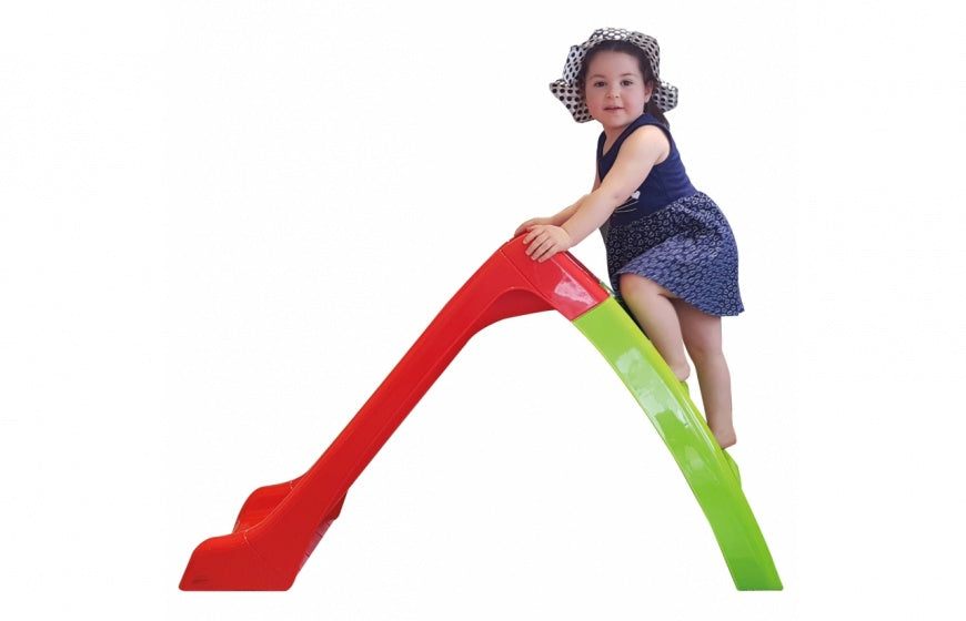 glijbaan Happy Slide junior 123 cm groen/rood
