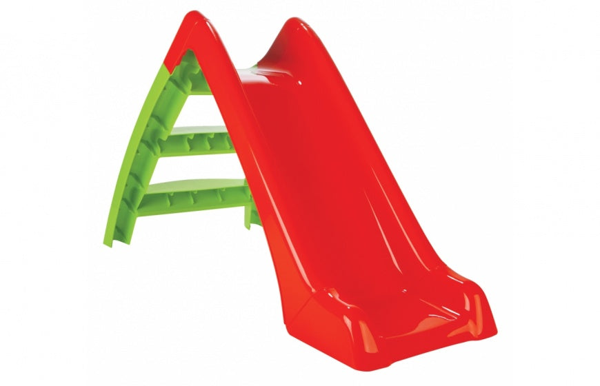 glijbaan Happy Slide junior 123 cm groen/rood