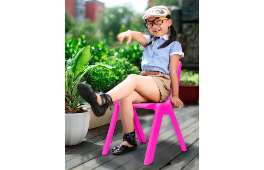kinderstoel Smiley roze