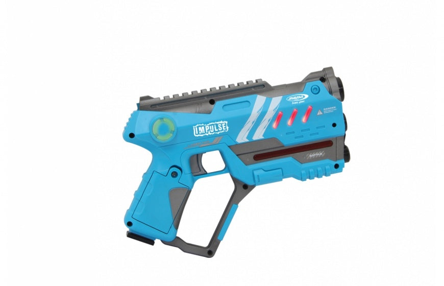 laserpistoolset Impulse jongens 22 cm blauw/groen