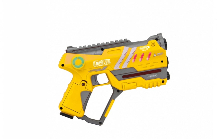 laserpistoolset Impulse jongens 22 cm geel/rood