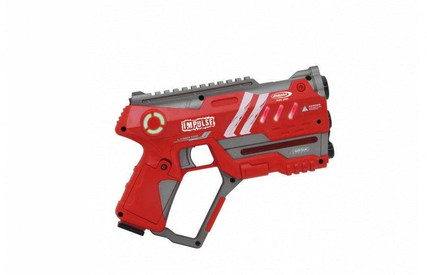 laserpistoolset Impulse jongens 22 cm geel/rood