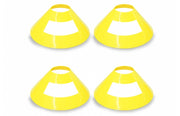 markeringspionnen Traffic 17 x 7 cm geel 4 stuks