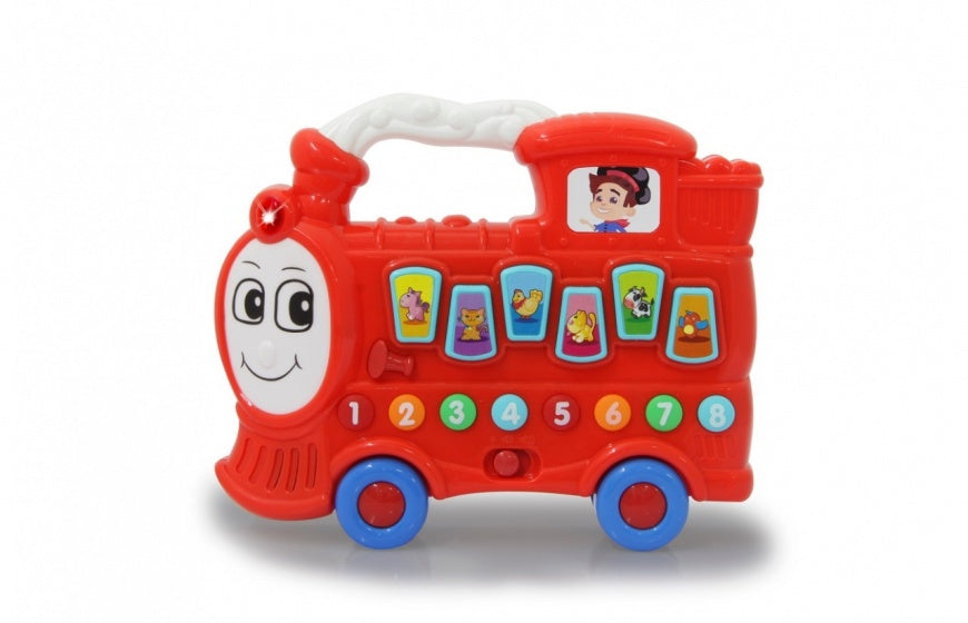 muzieklocomotief Tschu Tschu rood 26 x 6 x 21 cm