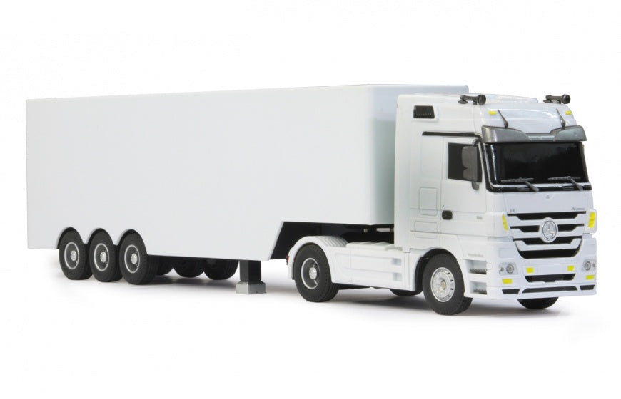 RC Mercedes-Benz vrachtwagen jongens 27 MHz 1:32 wit