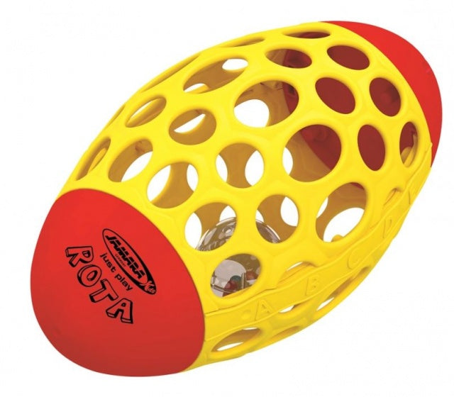 Rota Ball 190 x 100 mm geel/rood