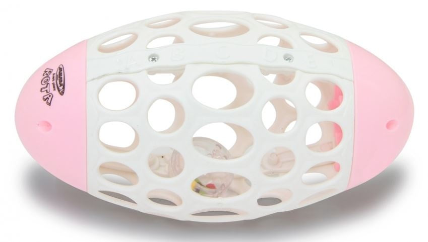 Rota Ball 190 x 100 mm wit/roze