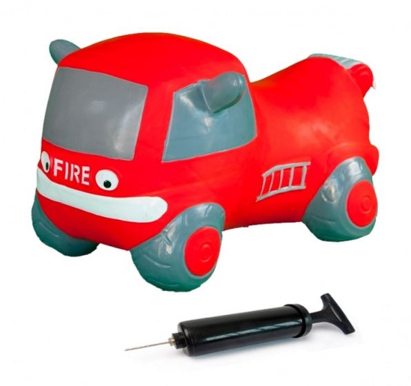 skippybal brandweertruck 55 cm rood