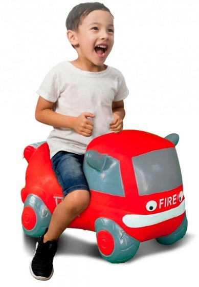 skippybal brandweertruck 55 cm rood