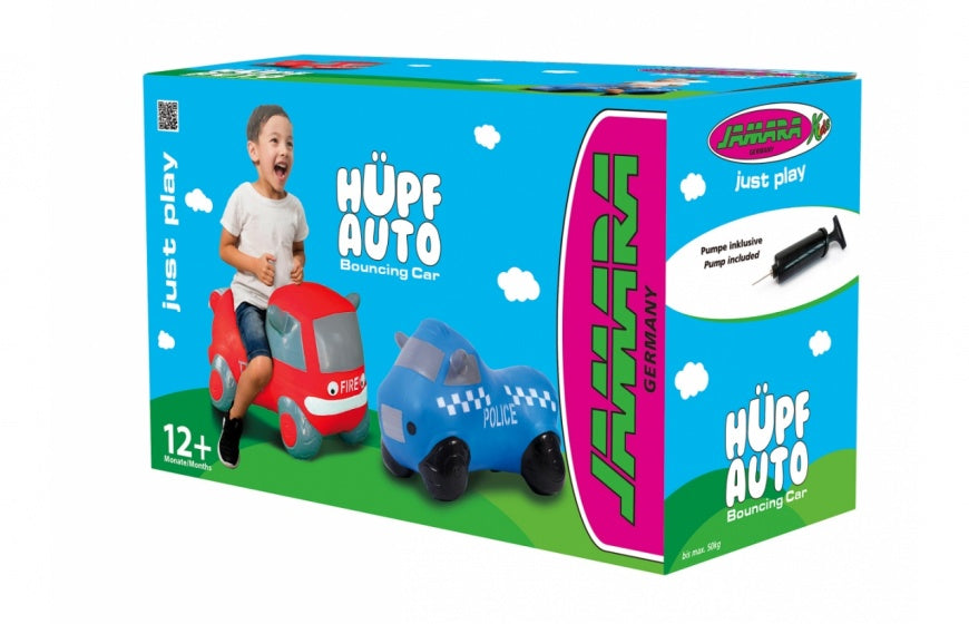 skippybal brandweertruck 55 cm rood