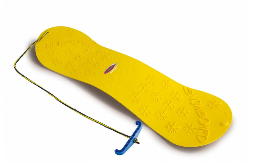 Snow Play snowboard en glijschotel blauw/geel